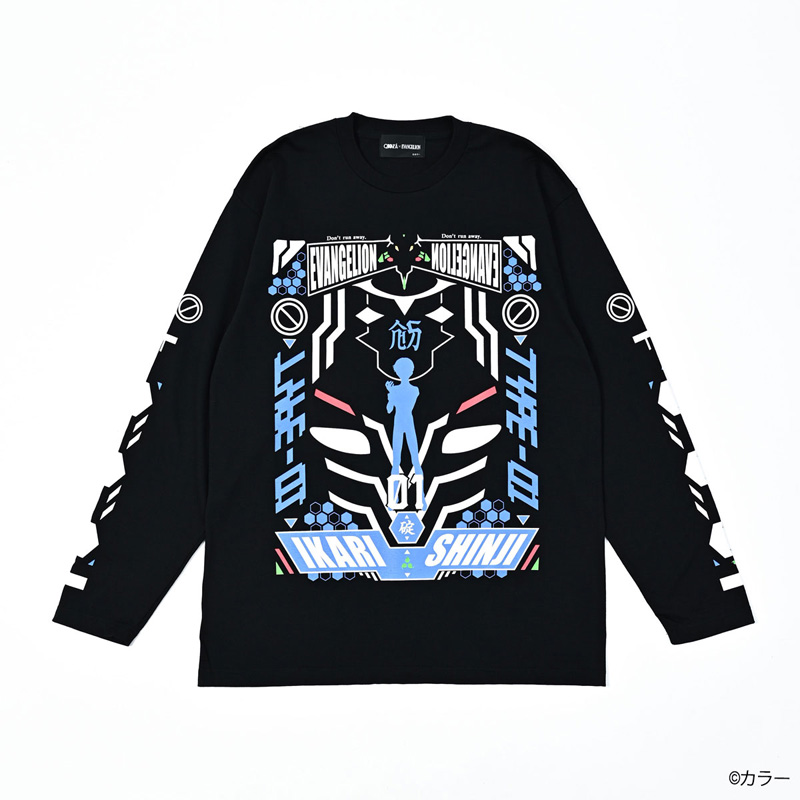 【期間限定受注】EVANGELION x QOOZA / LONG SLEEVE TEE [SHINJI2]