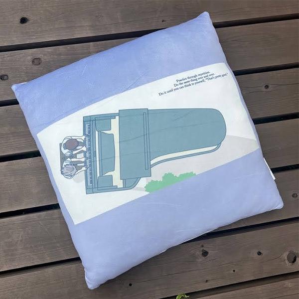 エヴァンゲリオン 背当てクッション/ピアノデュエット（丸眞）