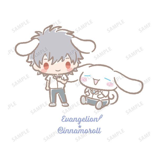 【エヴァ×シナモロール】Tシャツ/カヲル・シナモロール（アルマビアンカ）