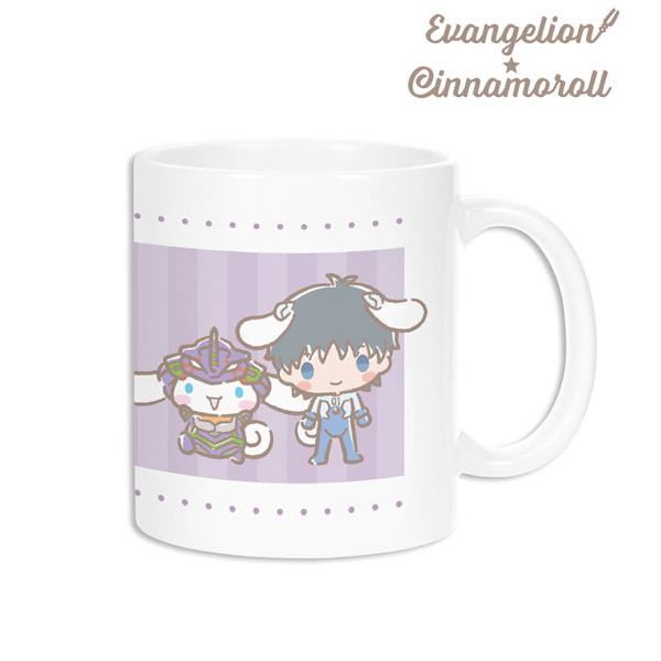 【エヴァ×シナモロール】マグカップ/シンジ・初号機シナモロール（アルマビアンカ）