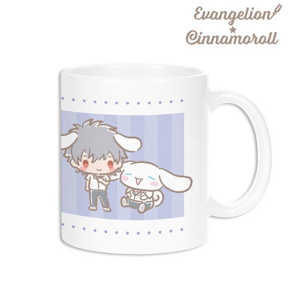 【エヴァ×シナモロール】マグカップ/カヲル・シナモロール（アルマビアンカ）
