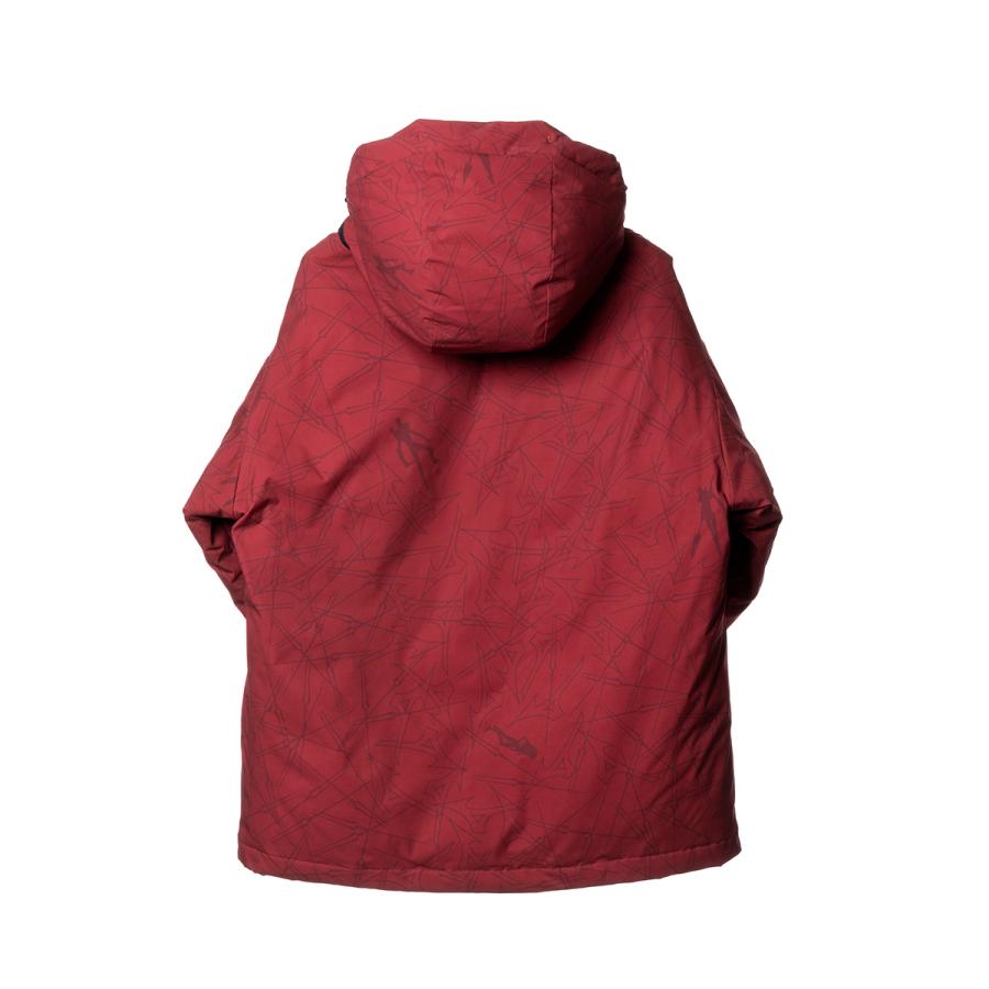 【ミズノ】エヴァンゲリオン 発熱素材ブレスサーモダウンジャケット /レッド（2号機）