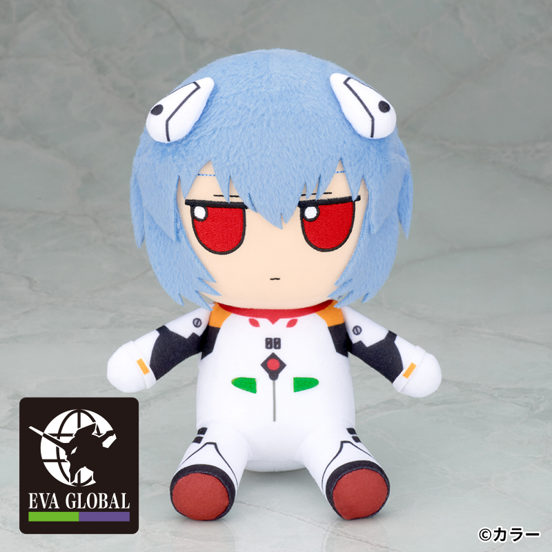 【EVA GLOBAL】エヴァンゲリオン ぬいぐるみ 【綾波レイ】（17cmサイズ） ふもふもれい。（いちななさいず） [お届け予定：2026年9月]